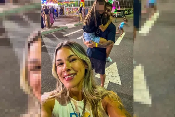 Imagem colorida de família de policial civil
