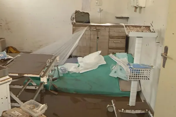 Único hospital de Roca Sales, no Rio Grande do Sul, é destruído após ciclone