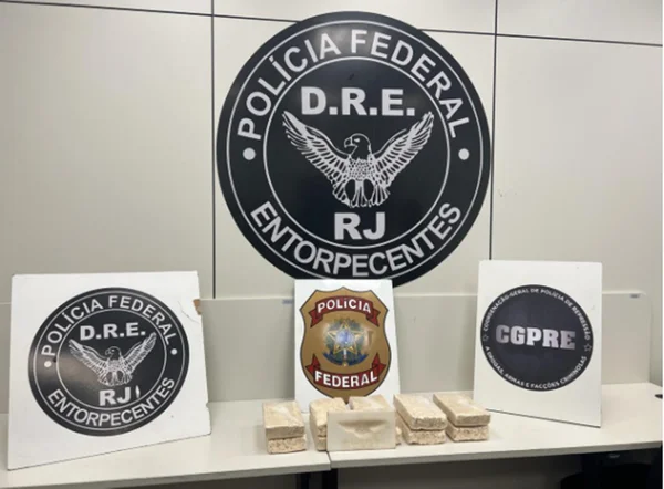 cocaína apreendida