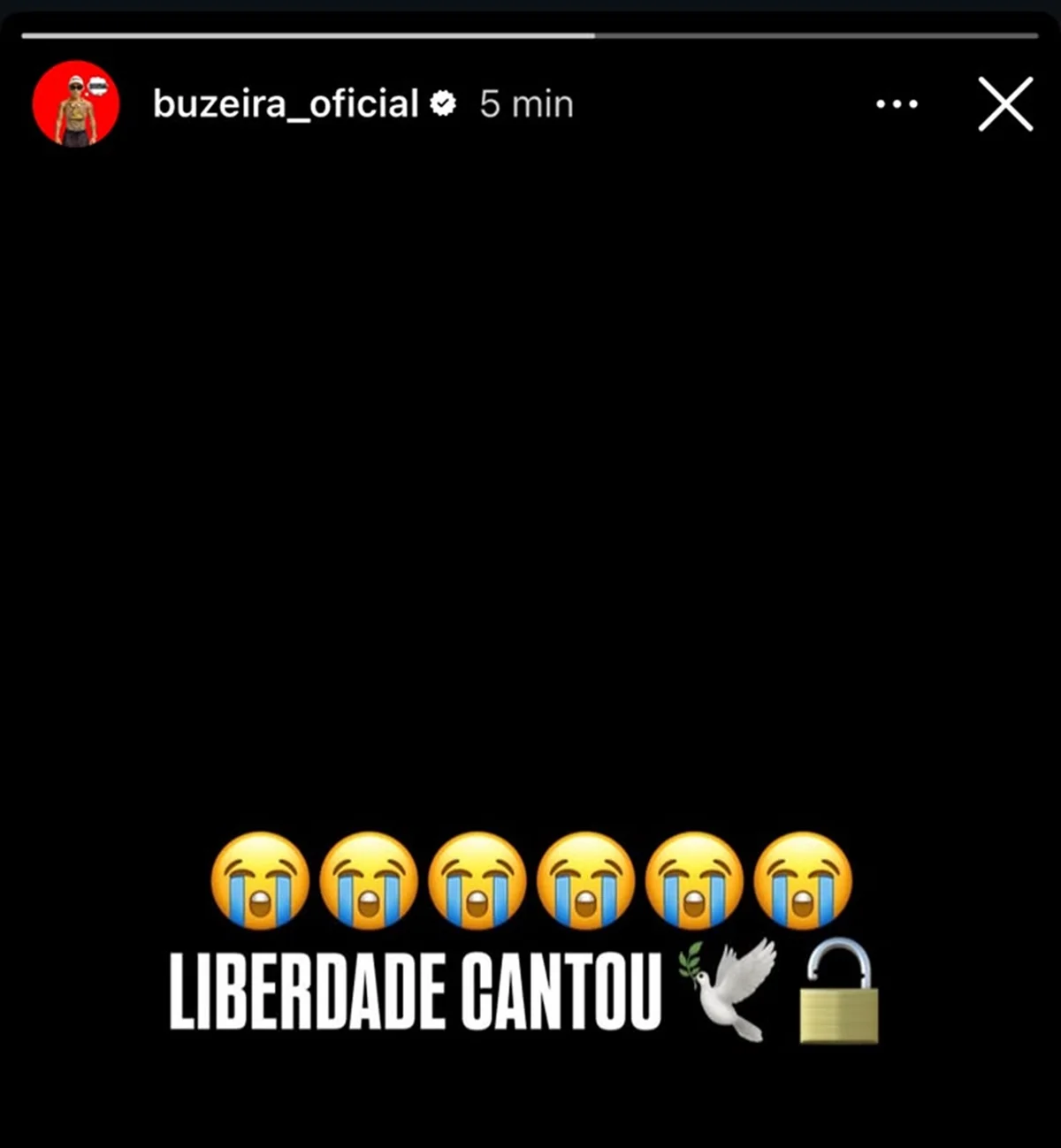 "Liberdade cantou": publica Buzeira ao deixar prisão cautelar após 10 meses "Liberdade cantou": publica Buzeira ao deixar prisão cautelar após 10 meses