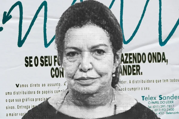 LISABETH SANDER, HERDEIRA DA SUZANO, E PROPAGANDA DA TELEX SANDER ANTIGO NOME DA MERCANTE DE PAPEIS - METRÓPOLES