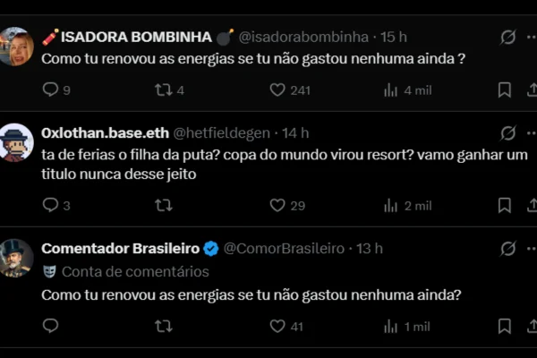 Torcedores zombam após Neymar “renovar as energias” com a família - destaque galeria Torcedores zombam após Neymar “renovar as energias” com a família - destaque galeria