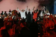 O presidente Lula na convenção do PT em SP que confirmou sua candidatura à reeleição
