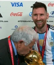 Ele aproveitou o título da Argentina para homenagear a filha