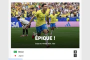 Imprensa internacional exalta virada do Brasil sobre o Japão na Copa - imagem 2