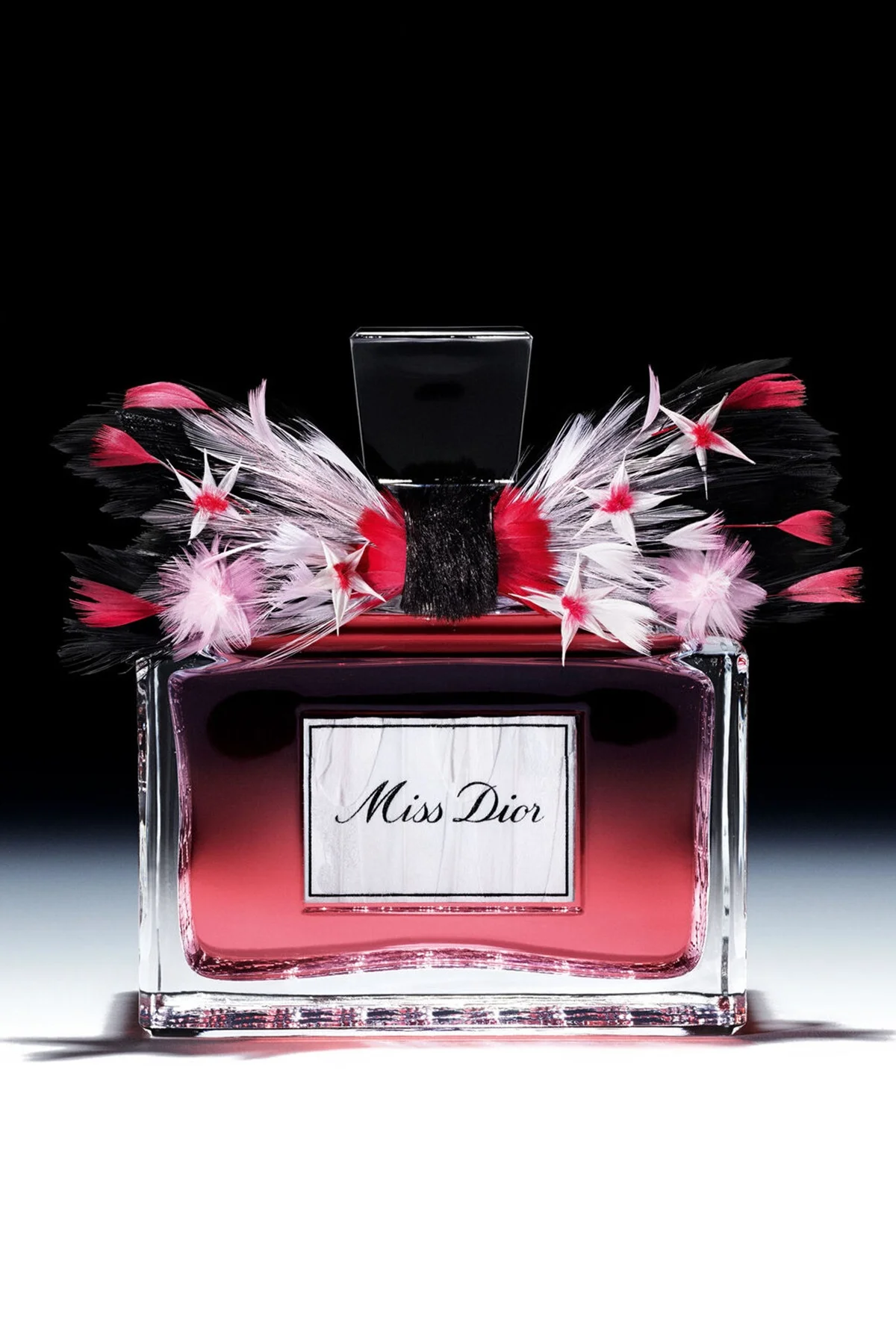Embalagem de perfume especial com penas de avestruz Embalagem de perfume especial com penas de avestruz