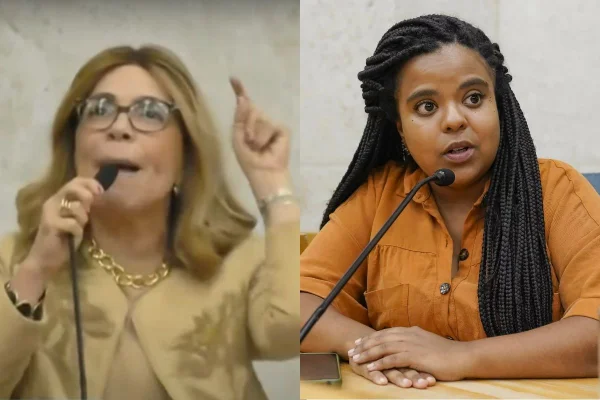 Imagem colorida das vereadoras Cris Monteiro e Luana Alves