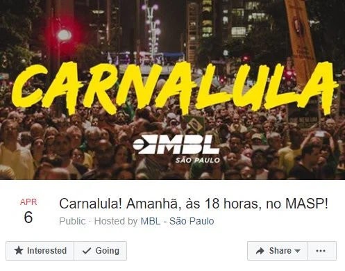 Após cancelar CarnaLula, MBL convoca seguidores para ir ao Bahamas
