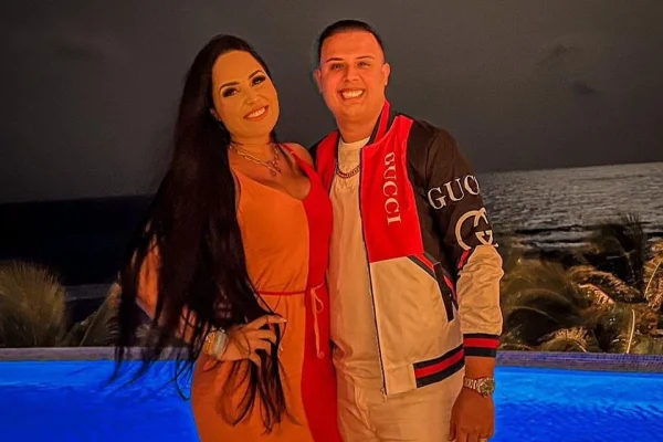 Foto colorida de Perlla e Patrick Abrahão - Metrópoles