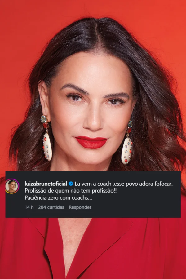 Luiza Brunet critica Letícia Cazarré após vídeo de Yasmin: “Lá vem a coach” - destaque galeria Luiza Brunet critica Letícia Cazarré após vídeo de Yasmin: “Lá vem a coach” - destaque galeria