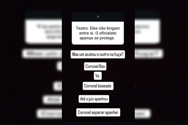 Print pancadaria em policlínica dos bombeiros