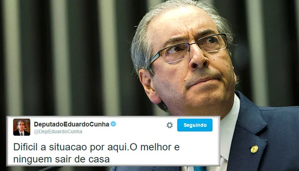 Humor: Reveja tweets de Eduardo Cunha que claramente “previam” o dia de hoje