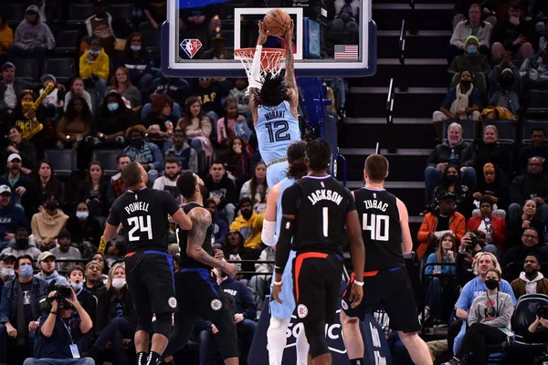 Ja Morant na vitória dos Grizzlies diante dos Clippers