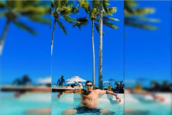 homem em resort