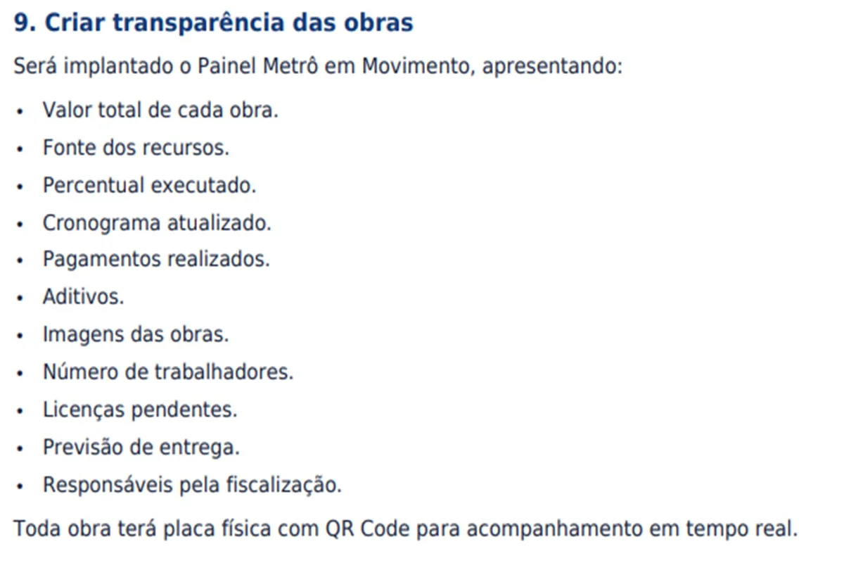 Propostas do candidato Elisson Ferreira Propostas do candidato Elisson Ferreira