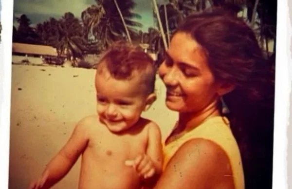 Heloísa Helena e o filho, Sacha de Moraes Carvalho, que morreu aos 42 anos