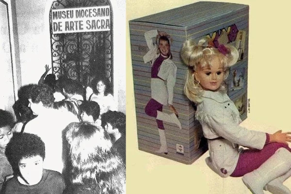 Imagem colorida de boneca da Xuxa. Metrópoles