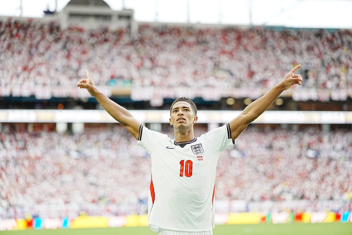Kane e Bellingham marcaram 12 dos 13 gols da Inglaterra nesta Copa - imagem 1 Kane e Bellingham marcaram 12 dos 13 gols da Inglaterra nesta Copa - imagem 1