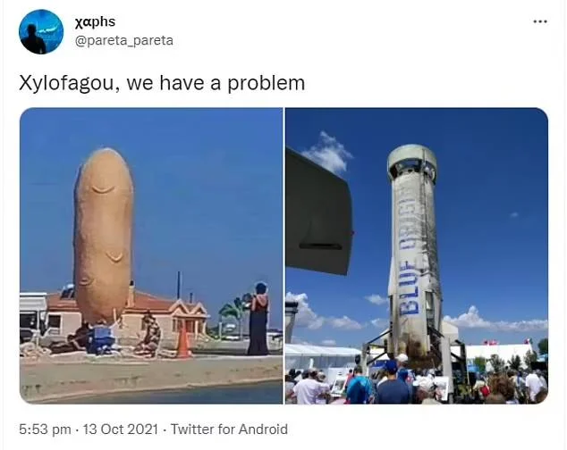 Monumento virou piada Monumento virou piada