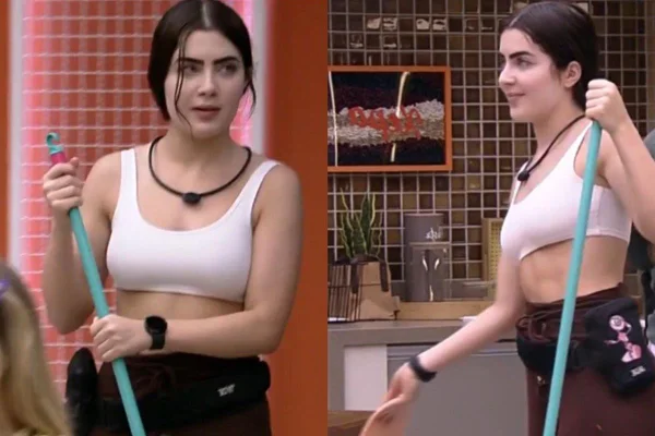 Jade aprender a varrer no BBB22