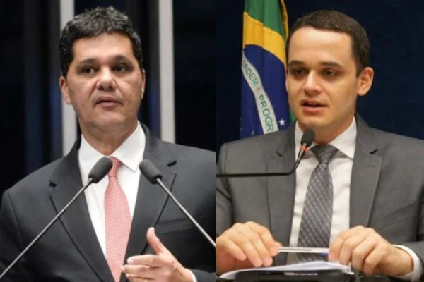 Montagem com fotos coloridas de Ricardo Ferraço e Lorenzo Pazollini - Metrópoles