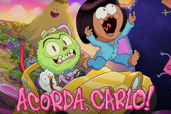 Pôster da animação Acorda, Carlo!, da Netflix - Metrópoles