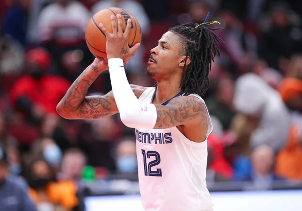 Ja Morant. jogador de basquete do Memphis Grizzlies