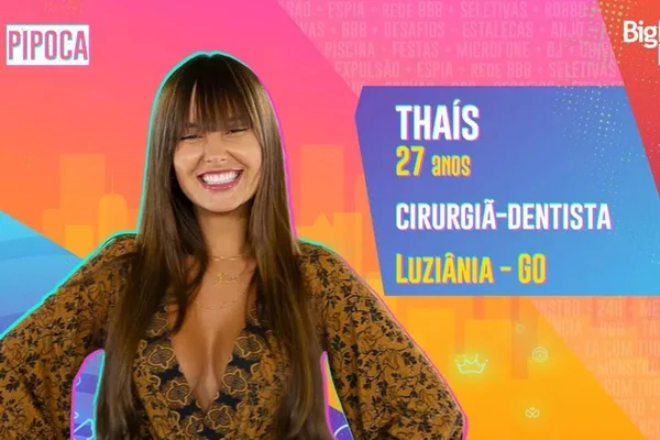 Moradora de Luziânia, Entorno do DF, a dentista Thaís está no BBB21