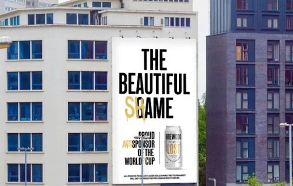 Cerveja BrewDog lança um inédito “antipatrocínio” da Copa do Mundo