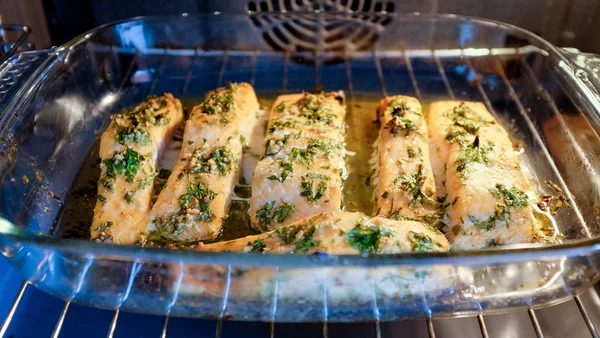 salmão no forno