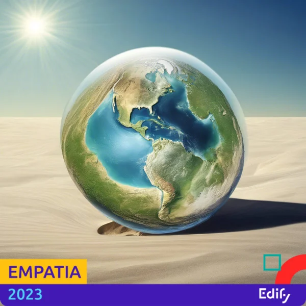 Imagem gerada por IA mostra globo terrestre no deserto - Metrópoles