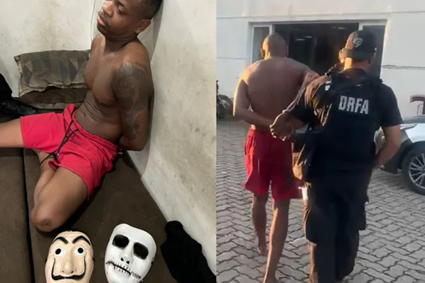 “Mascarado”, ladrão de alta periculosidade, é preso no Rio de Janeiro