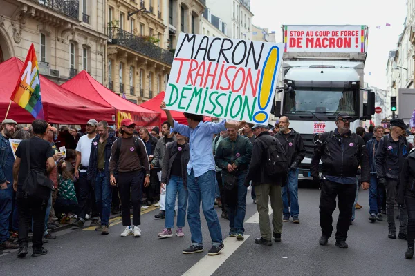 Protesto na França