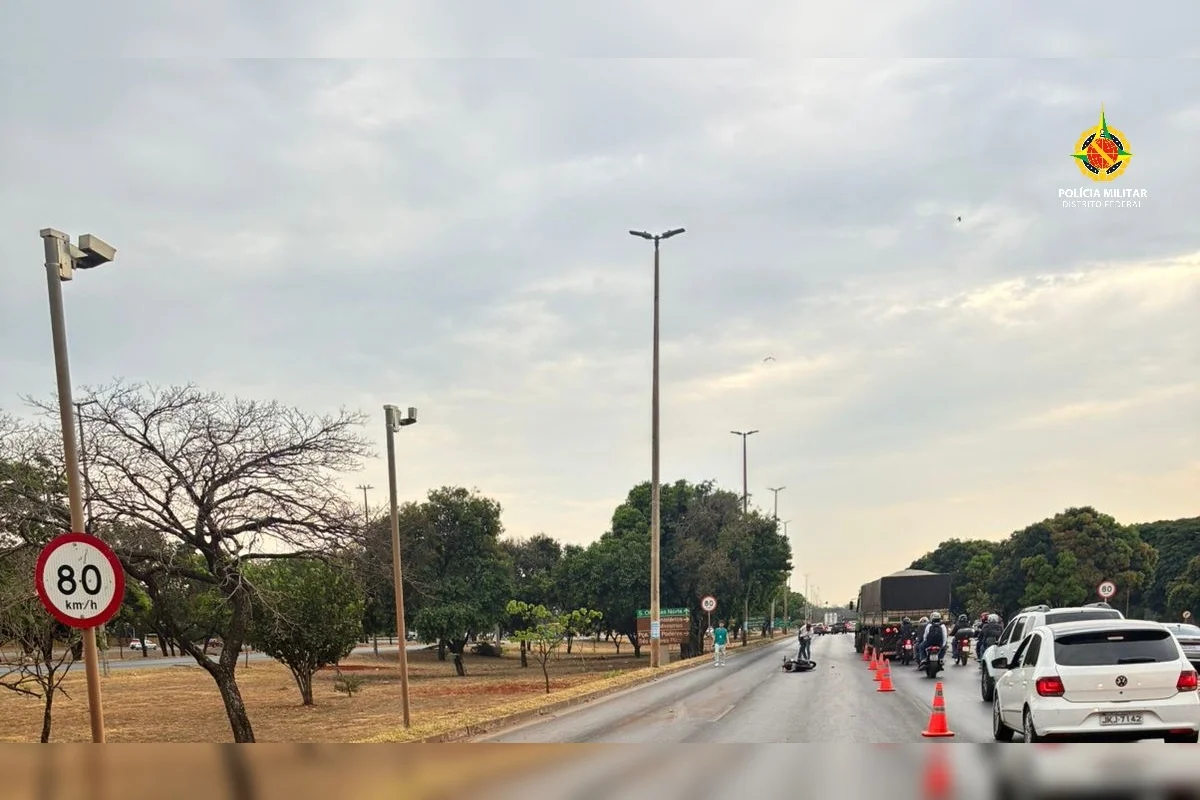 O CBMDF foi acionado para atender a ocorrência por volta das 6h23 O CBMDF foi acionado para atender a ocorrência por volta das 6h23