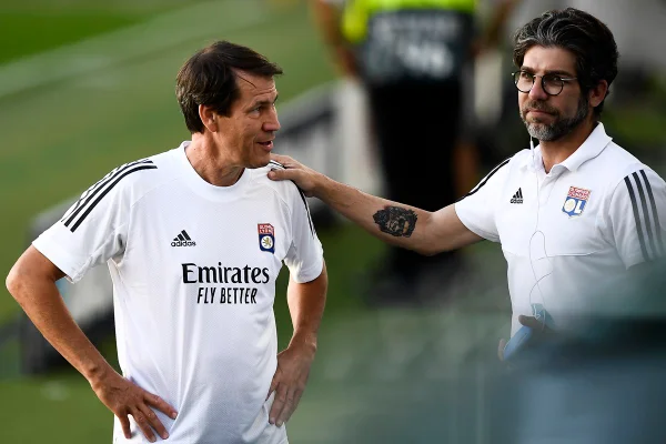 Juninho Pernambucano e Rudi Garcia