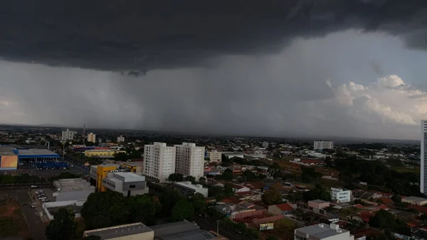 goias goiania registra pancadas de chuva