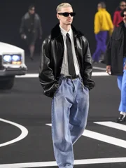 Desfile da grife Willy Chavarria em janeiro de 2026 Desfile da grife Willy Chavarria em janeiro de 2026