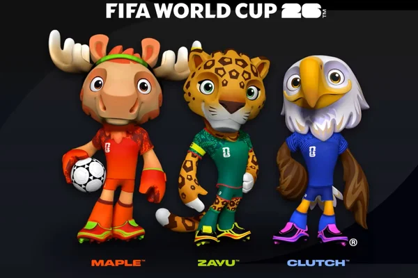 Foto colorida dos mascotes da Copa do Mundo de 2026 - Metrópoles
