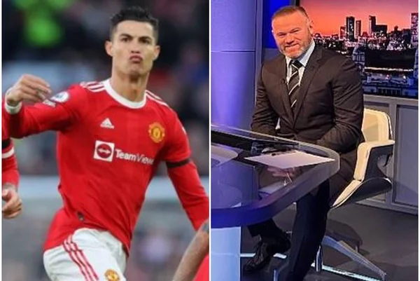 Cristiano Ronaldo e Wayne Rooney, ex-atacantes do Manchester United