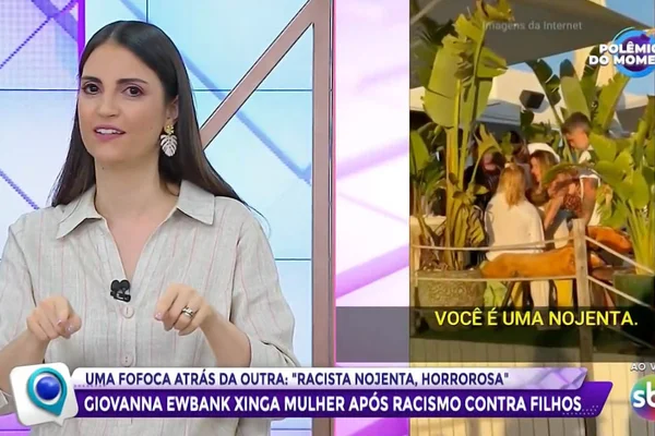 Chris Flores defende Giovanna Ewbank no Fofocalizando