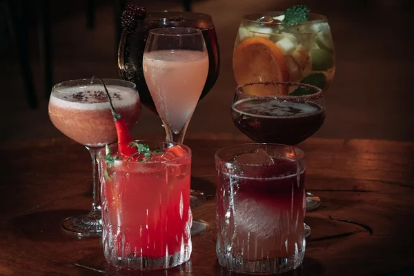 Drinques do restaurante Rubrio