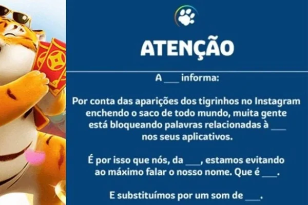 Empresa emitiu comunicado nas redes sociais sobre cassino online - Metrópoles