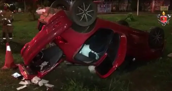 Acidente fatal no Pistão Norte, em Taguatinga