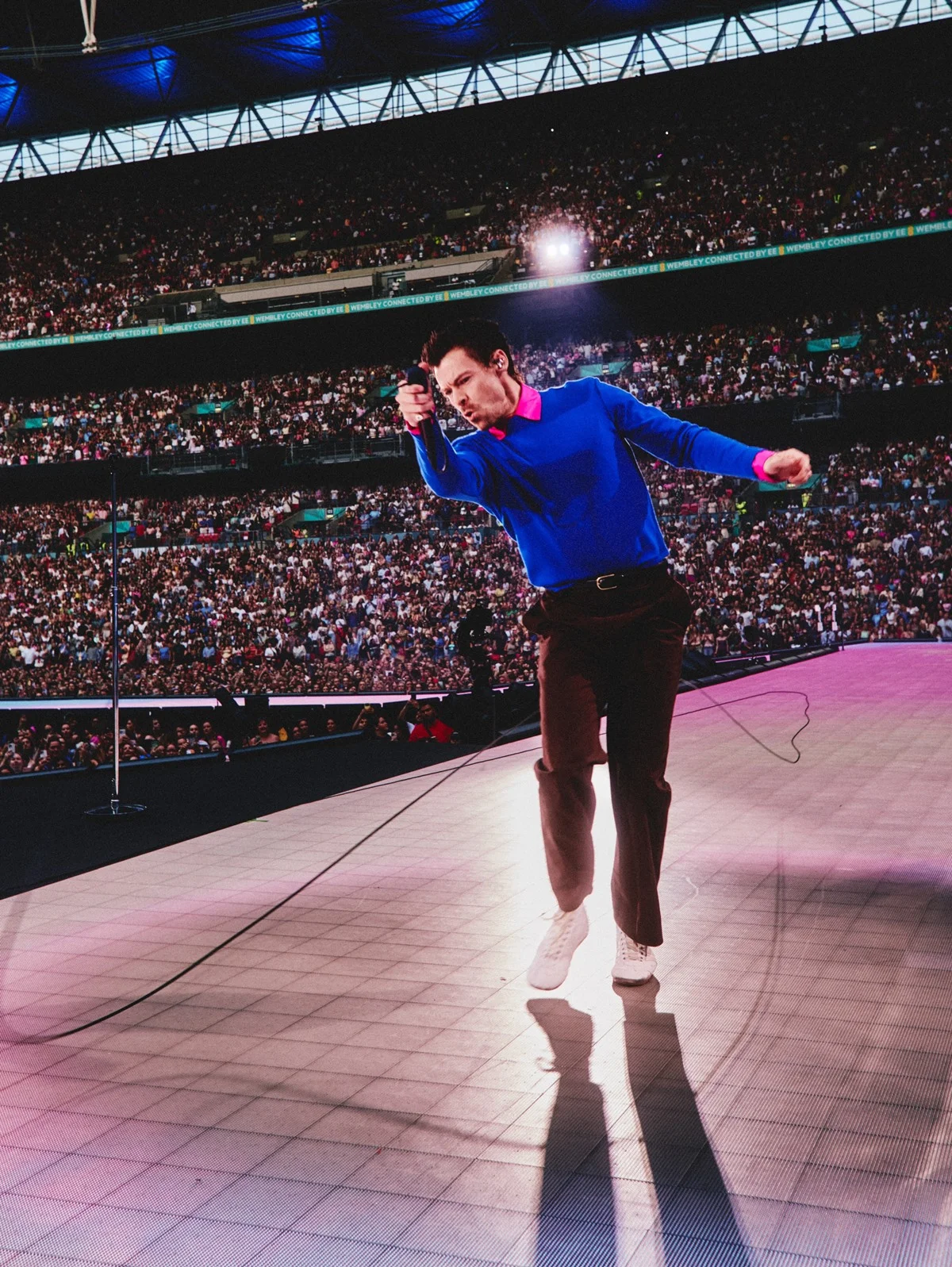 Harry Styles em um dos shows de Londres Harry Styles em um dos shows de Londres