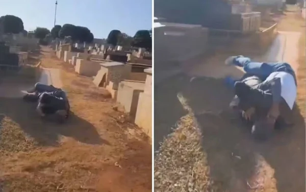 imagem colorida advogado briga cemiterio goias