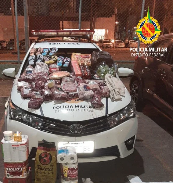 Após furtar R$ 2 mil em produtos de supermercado, homem é preso no DF - destaque galeria Após furtar R$ 2 mil em produtos de supermercado, homem é preso no DF - destaque galeria