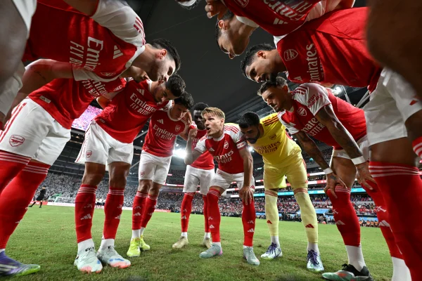 Imagem colorida elenco Arsenal