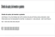 Com erro em registro, candidato do Agir declara ter R$ 1,5 quatrilhão - imagem 2 Com erro em registro, candidato do Agir declara ter R$ 1,5 quatrilhão - imagem 2