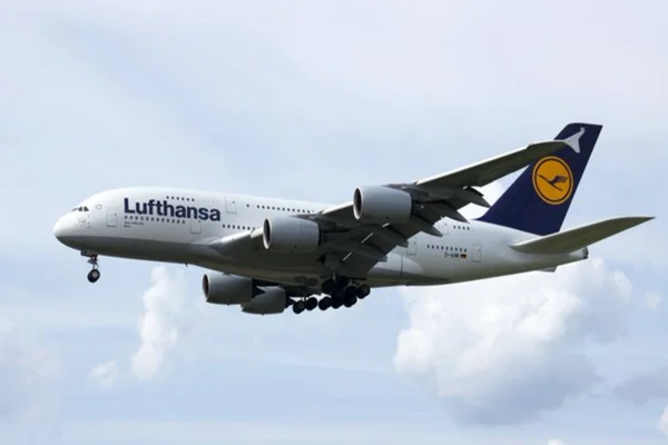 Voo da companhia aérea Lufthansa
