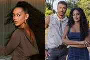 Taís Araújo, Bella Campos e Cauã Reymond
